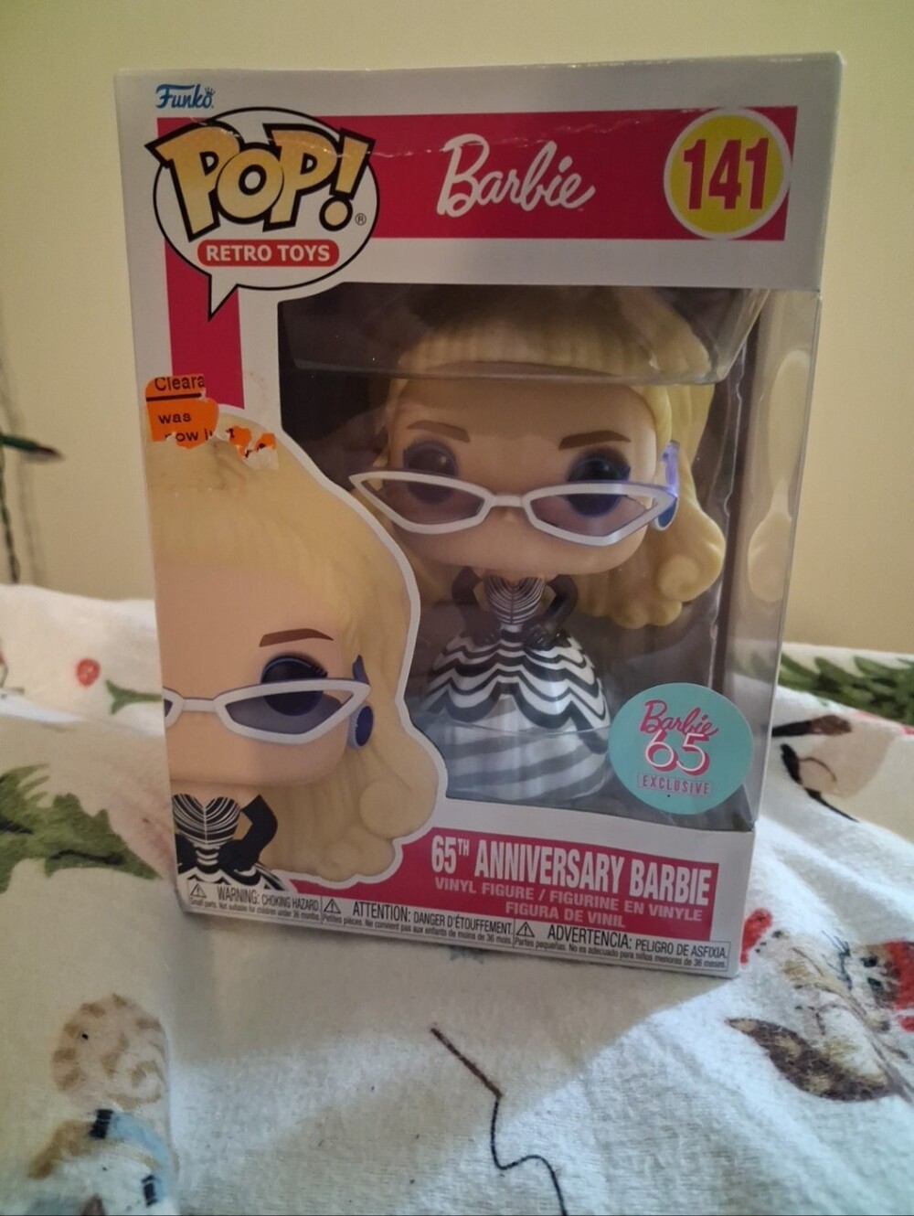 Mattel Barbie Pop! Retro Toys Box - Pink, Blue, White